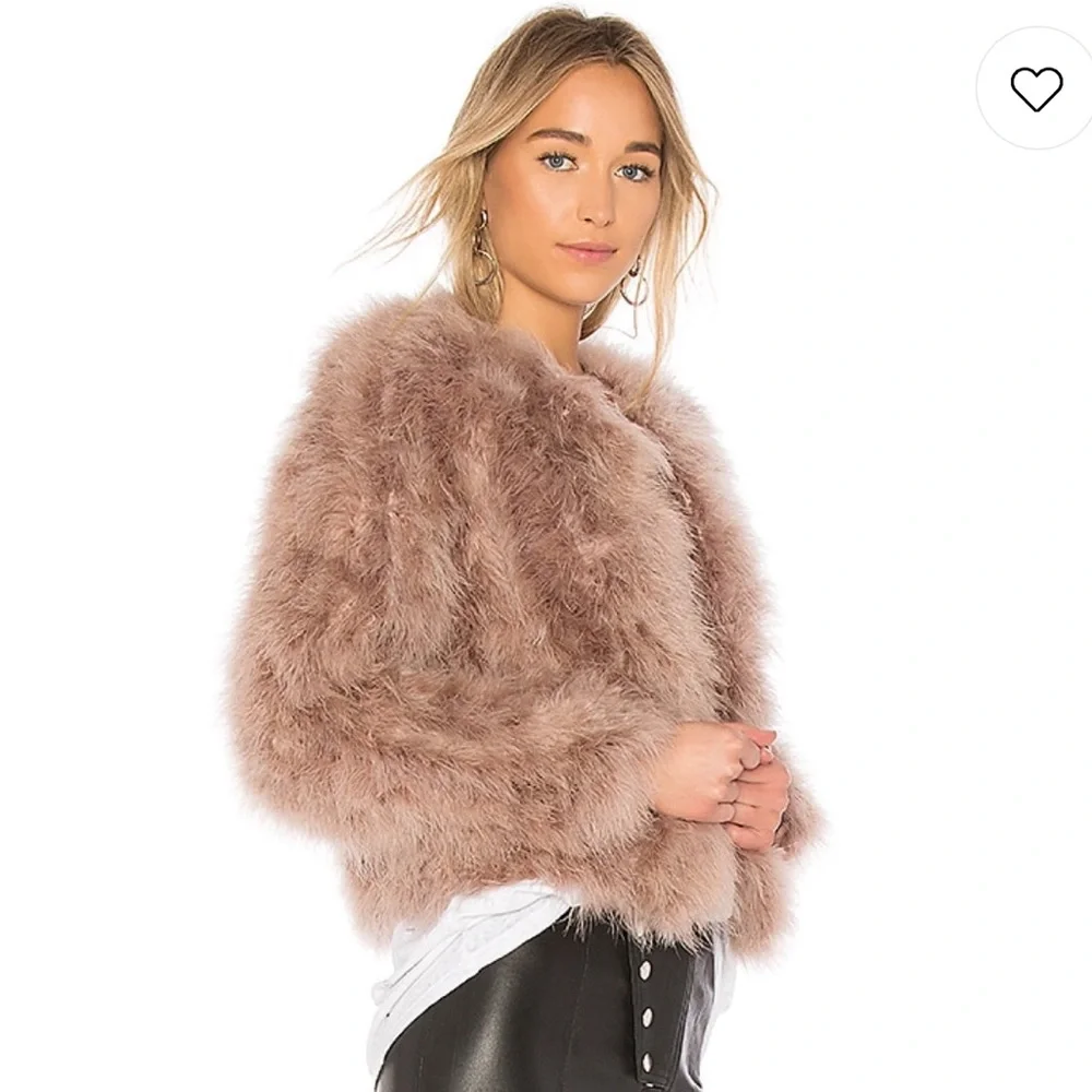 LAMARQUE Deora Coat in Rose Dust - Picture 2 of 6